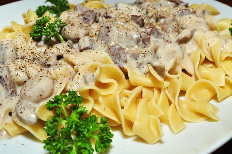 Beef Stroganoff