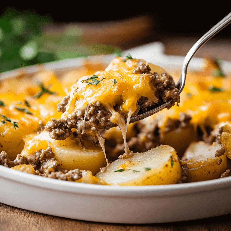 Beef and Potato Casserole Beef and Potato Casserole