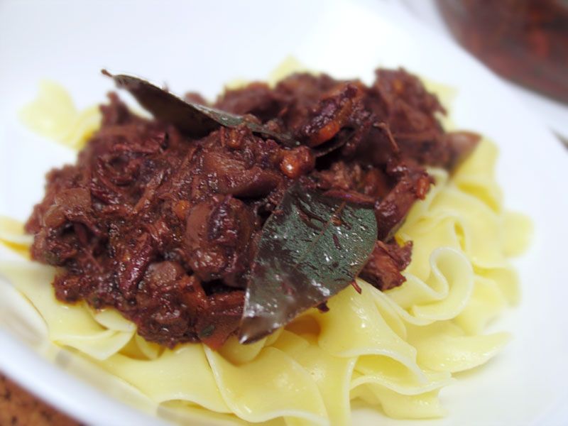 Beef and noodles