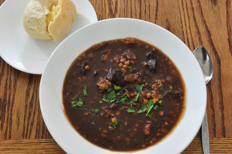 Beef barley soup