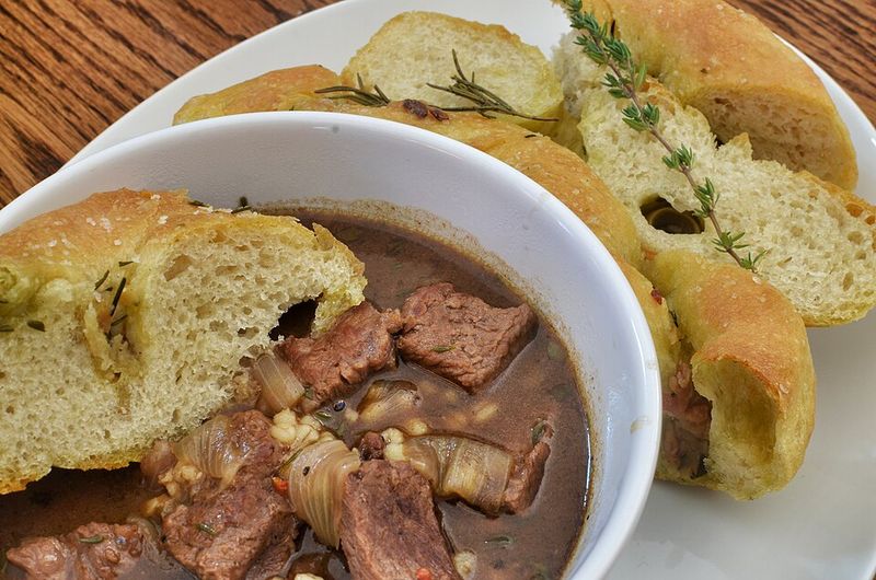 Beef barley soup Beef barley soup