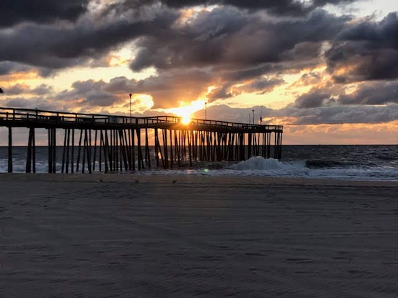 Biking the Boardwalk in the Morning