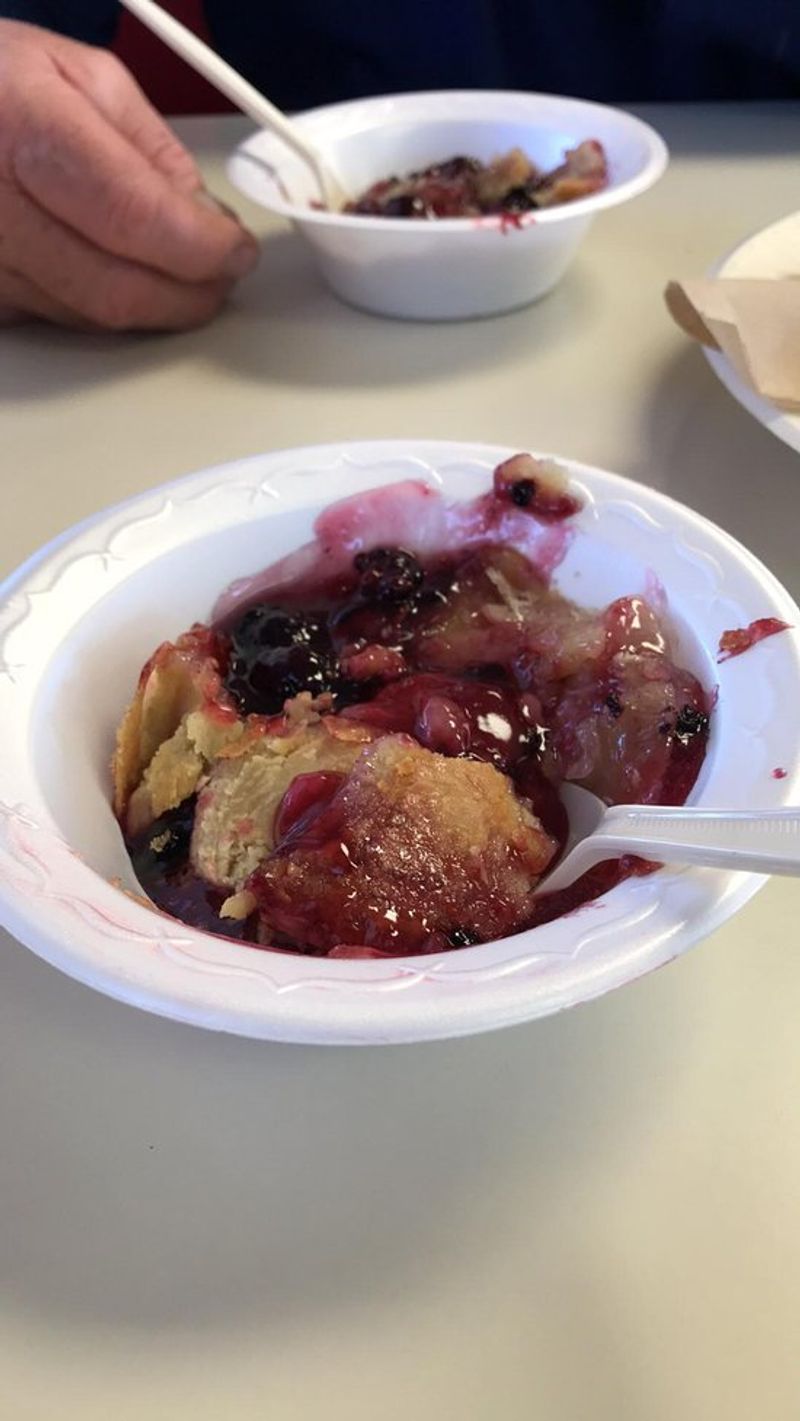 Blackberry cobbler