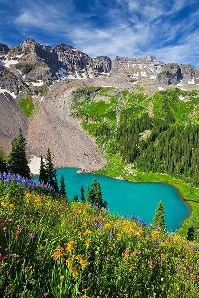 Blue Lakes Trail Near Mount Sneffels