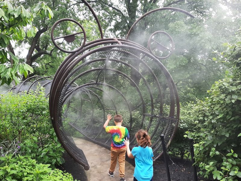 Bouncy Bridge and Spray Tunnel for Pure Outdoor Fun