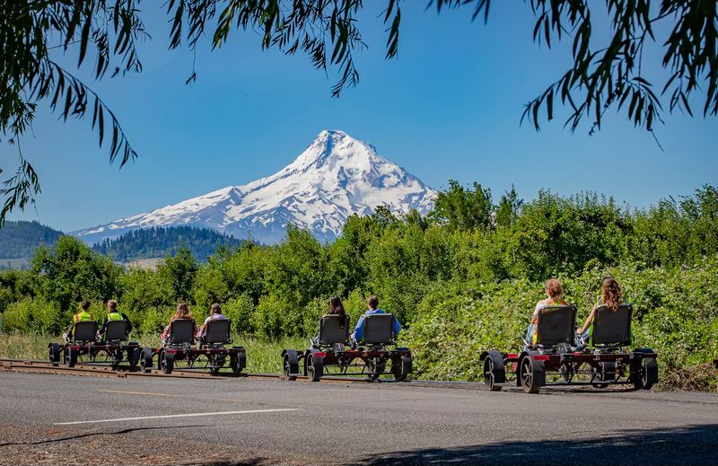 Breathtaking Views of Mount Hood Along the Route Breathtaking Views of Mount Hood Along the Route