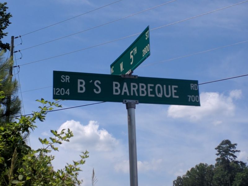 B's Barbecue Road — A Sign You Are in the Right Place B's Barbecue Road — A Sign You Are in the Right Place