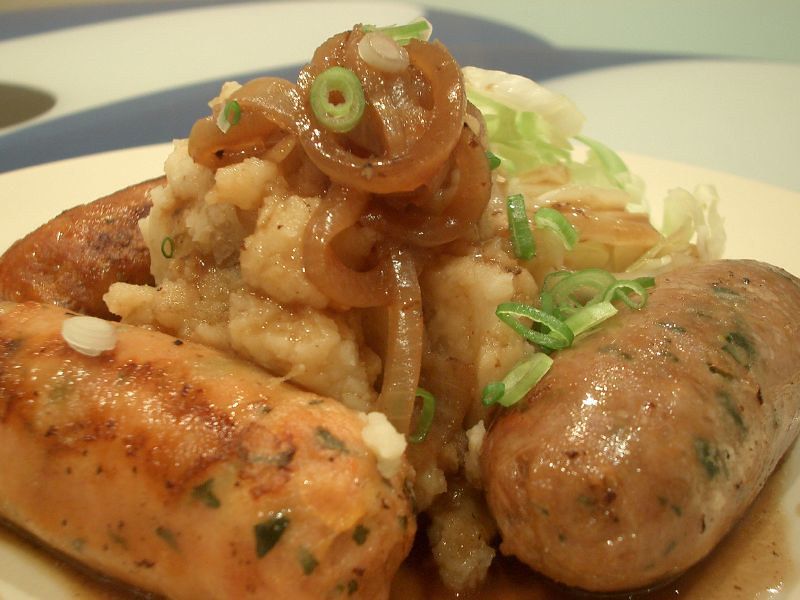 Cabbage and sausage Cabbage and sausage