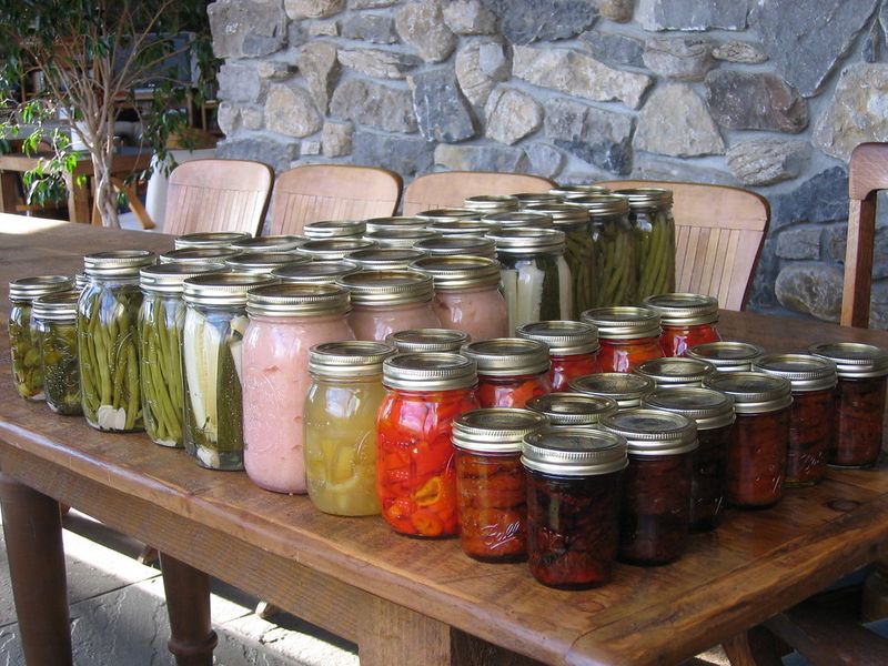 Canning summer produce Canning summer produce