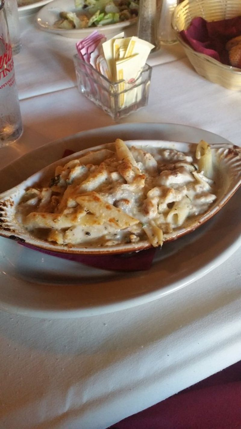 Chicken Alfredo Bake