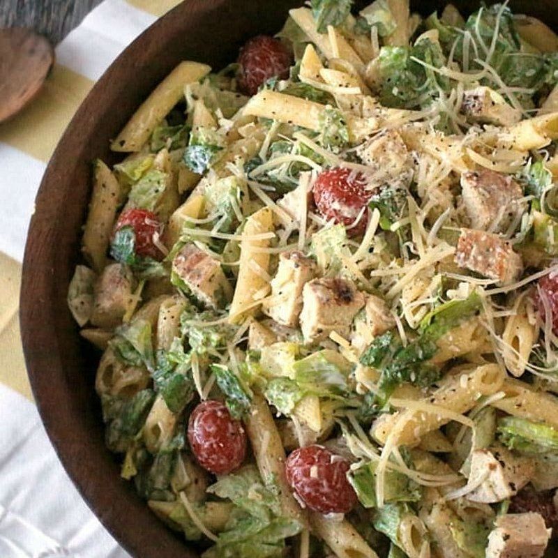 Chicken Caesar Pasta Salad Chicken Caesar Pasta Salad
