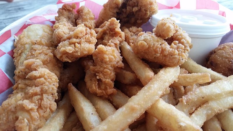 Chicken Tenders and Hot Dogs for the Non-Seafood Crew