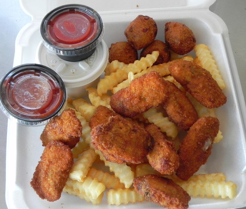 Chicken and Fries for the Non-Seafood Crowd
