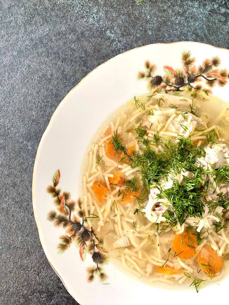 Chicken and noodles