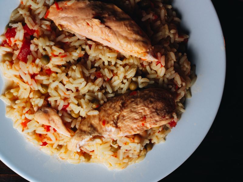 Chicken and rice Chicken and rice