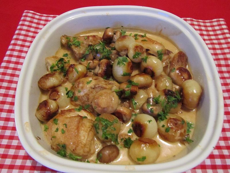 Chicken fricassee Chicken fricassee