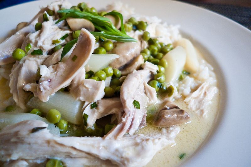 Chicken fricassee