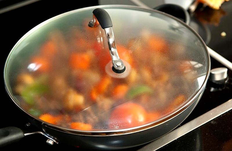 Chili simmering Chili simmering