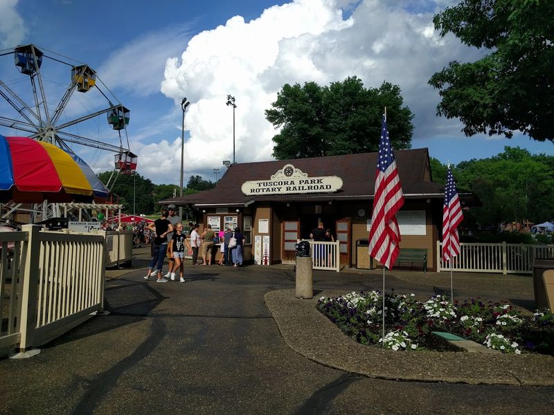 Concession Stands With Fair Food Favorites and Ice Cream