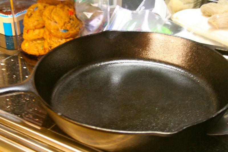 Cook with cast iron