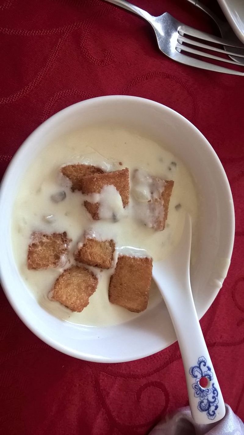 Cornbread and milk
