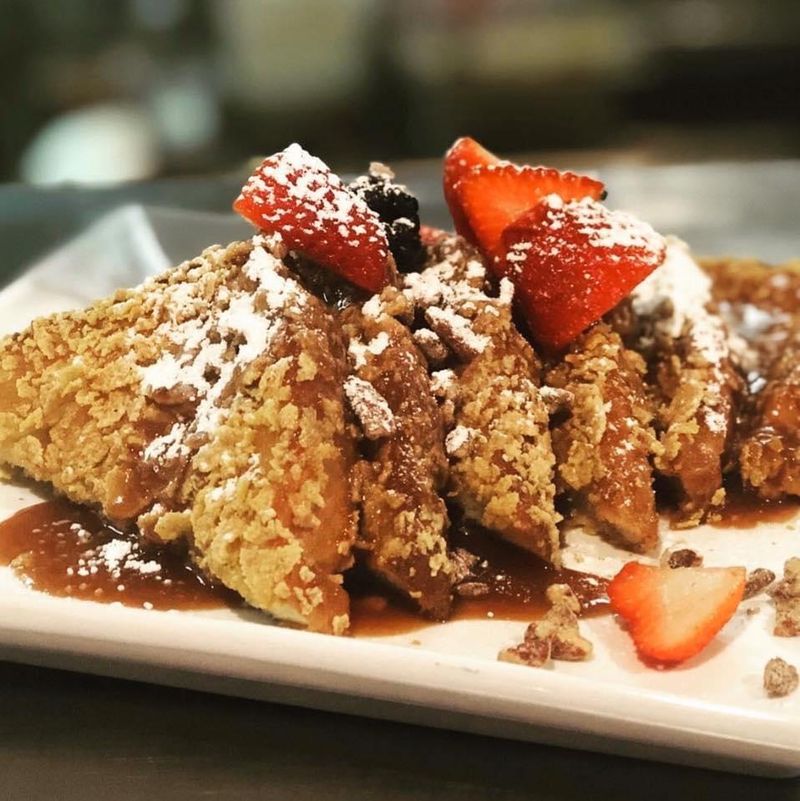 Cornflake-Crusted French Toast Worth the Trip Alone Cornflake-Crusted French Toast Worth the Trip Alone