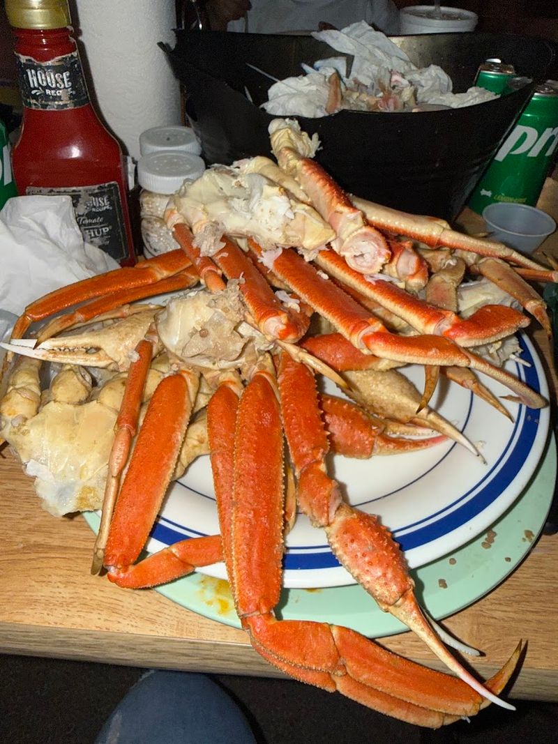 Crab Legs Brought Right to Your Table