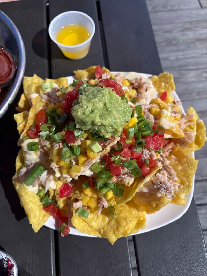 Crab Nachos That Come Out Like a Mountain of Deliciousness Crab Nachos That Come Out Like a Mountain of Deliciousness