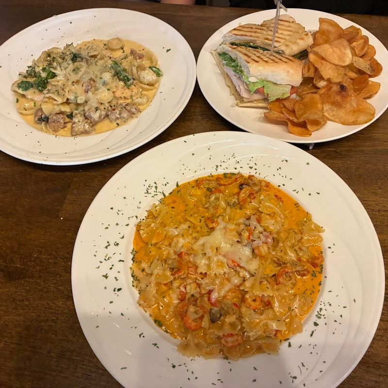 Crawfish Cognac and Cream Over Bowtie Pasta Crawfish Cognac and Cream Over Bowtie Pasta