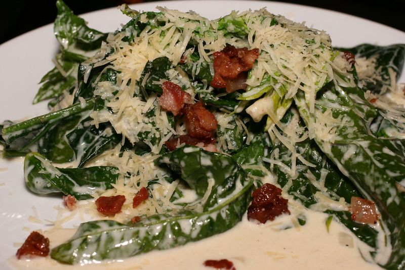 Creamed spinach Creamed spinach