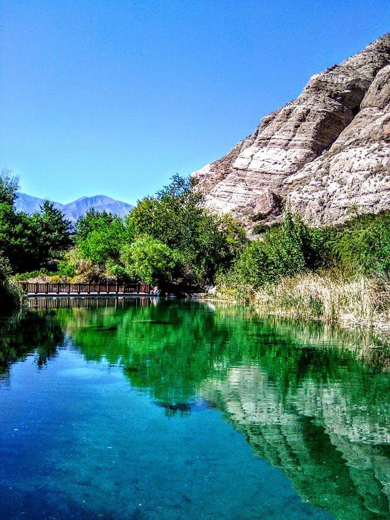 Crystal-Clear Ponds and Water Features Near the Entrance
