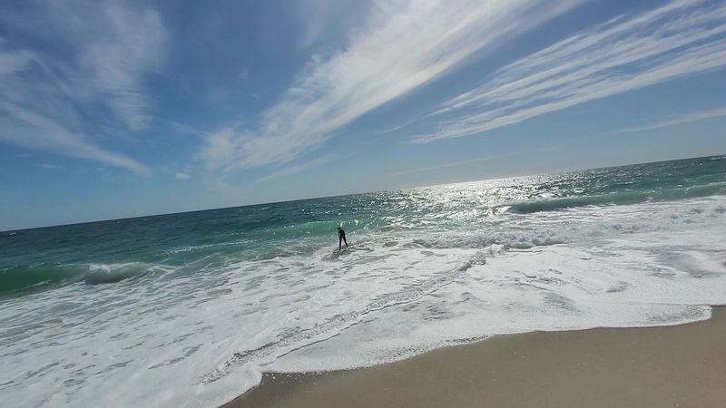 Decent Waves for Surfers and Skimboarders