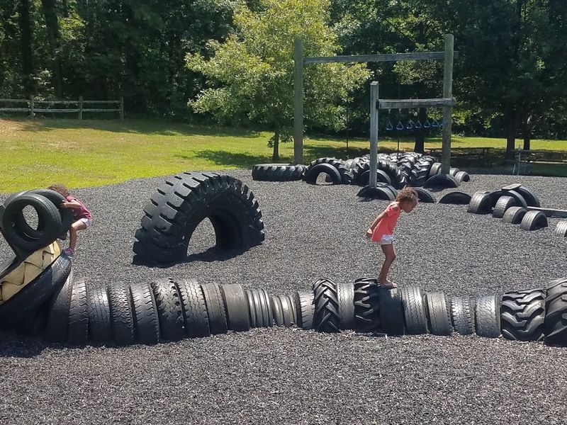 Disc Golf, Volleyball, and Playground Fun