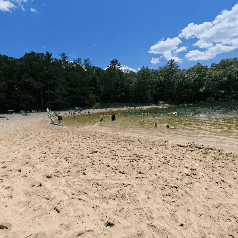 Douthat Lake Beach: Virginia's Most Surprising Sandy Shoreline