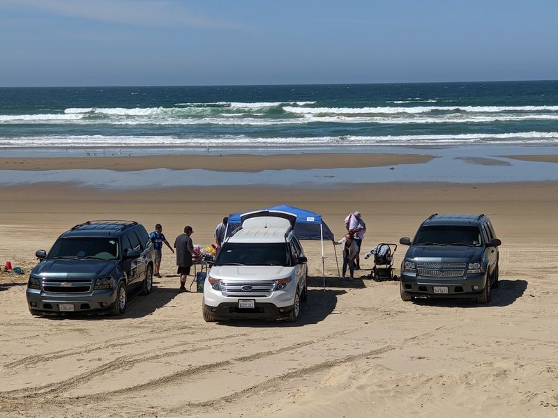 Drive Your Car Right Onto The Beach