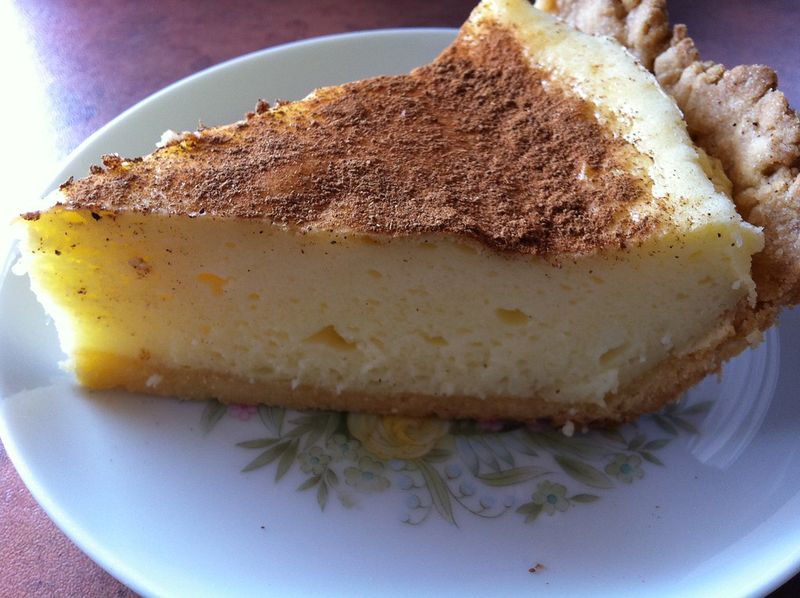 Egg custard pie Egg custard pie