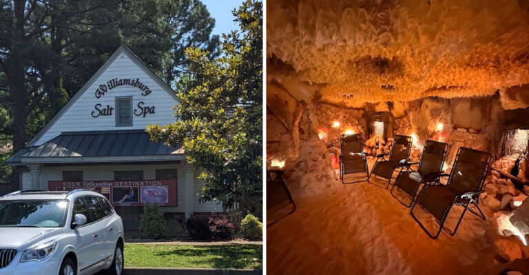 Escape To This Hidden Virginia Salt Cave For One Of The State’s Most Relaxing Experiences