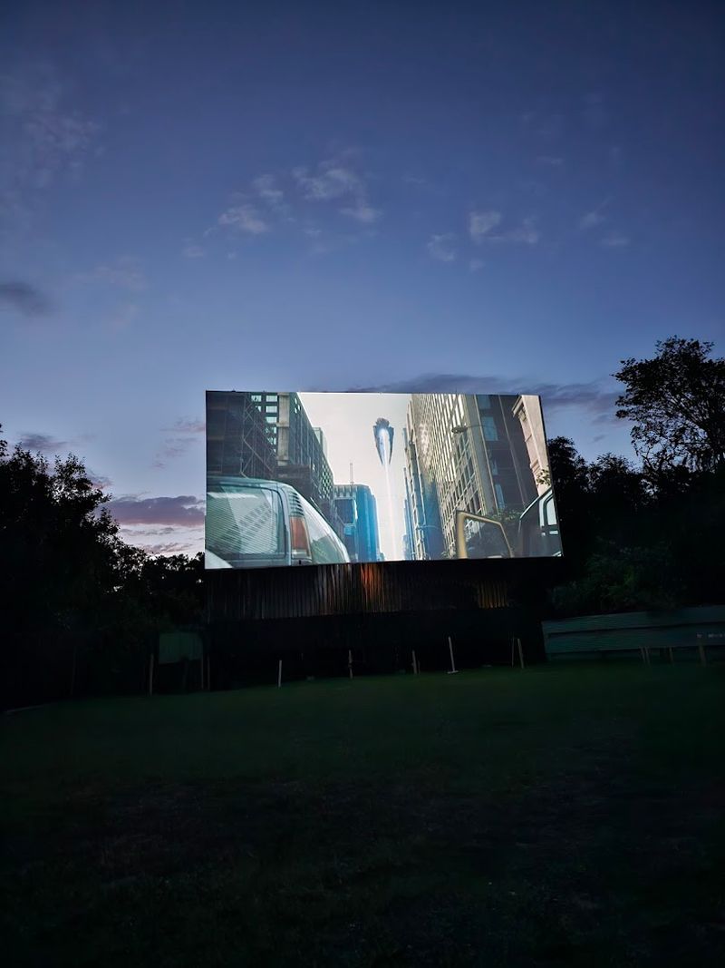 First-Run Movies on the Big Screen, Outdoors
