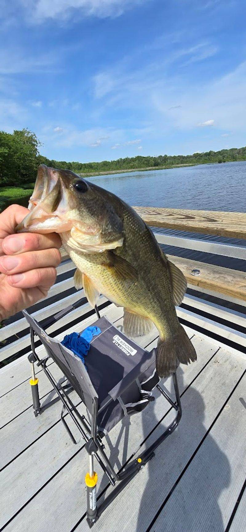 Fishing at Tuckahoe Lake