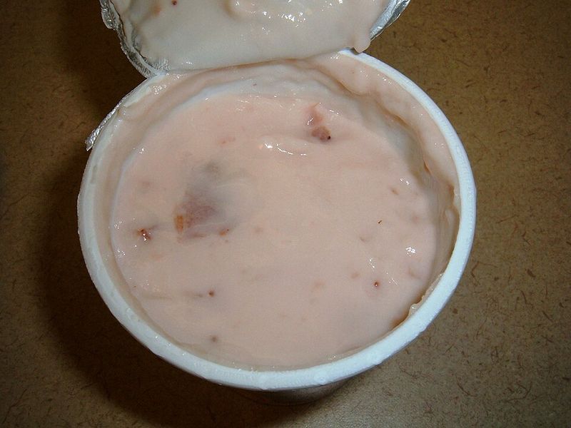 Flavored yogurt