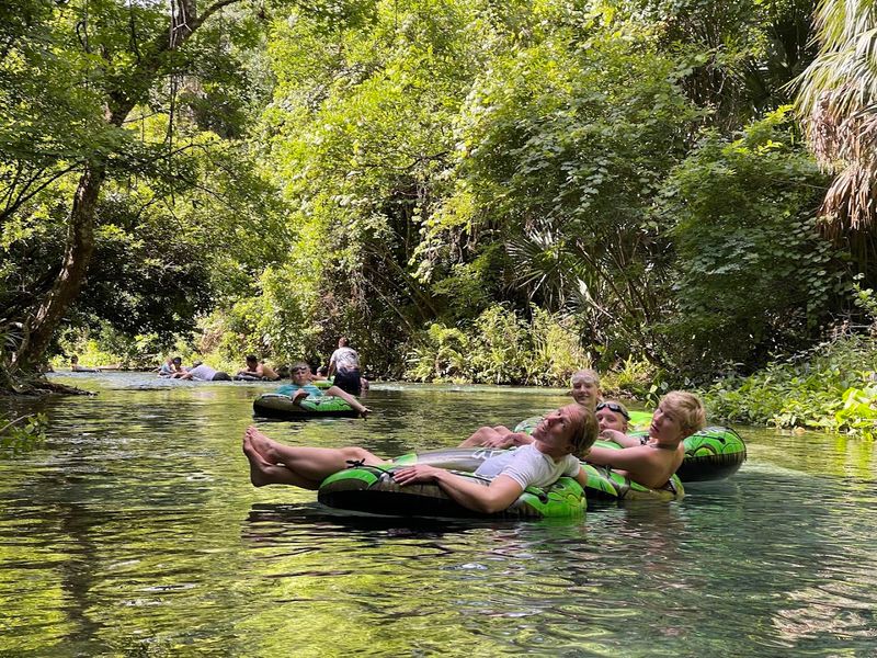 Floating the Natural Lazy River Floating the Natural Lazy River