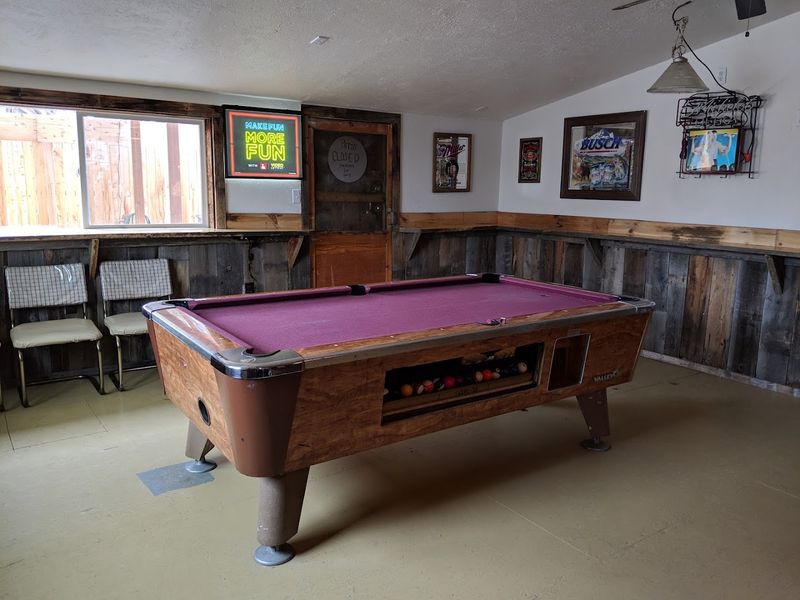 Free Pool Table in the Back