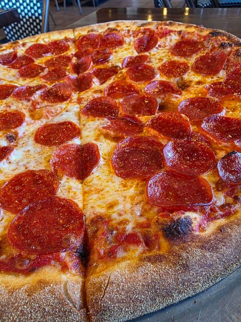 Fresh Pizza With a Crispy, Well-Balanced Crust Fresh Pizza With a Crispy, Well-Balanced Crust