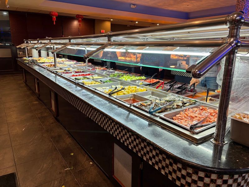 Freshly Replenished Buffet Stations