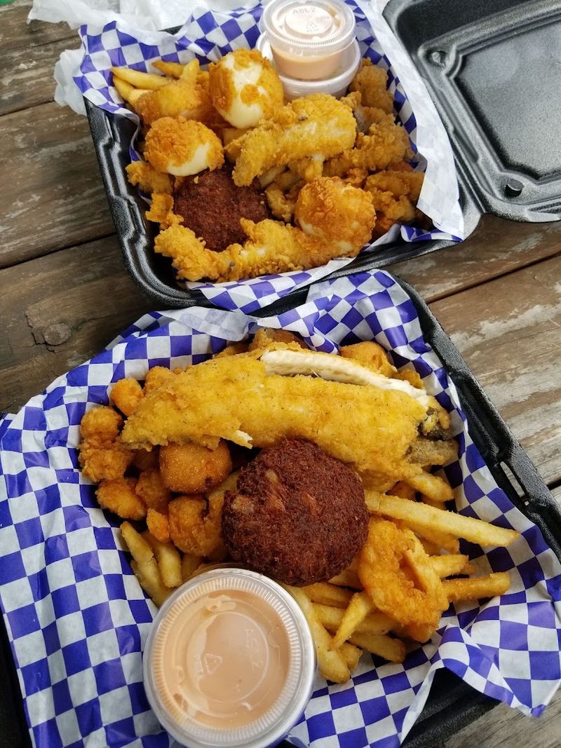 Fried Seafood Platter That Feeds Two (At Least)