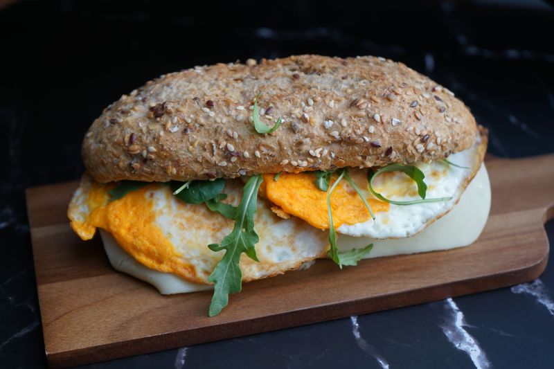 Fried egg sandwich