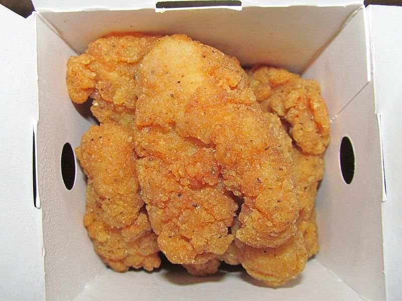 Frozen popcorn chicken
