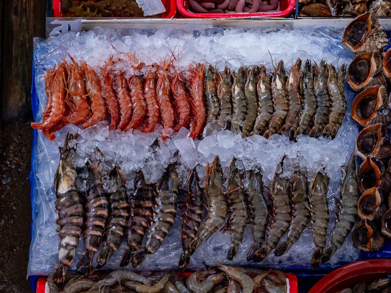 Frozen seafood