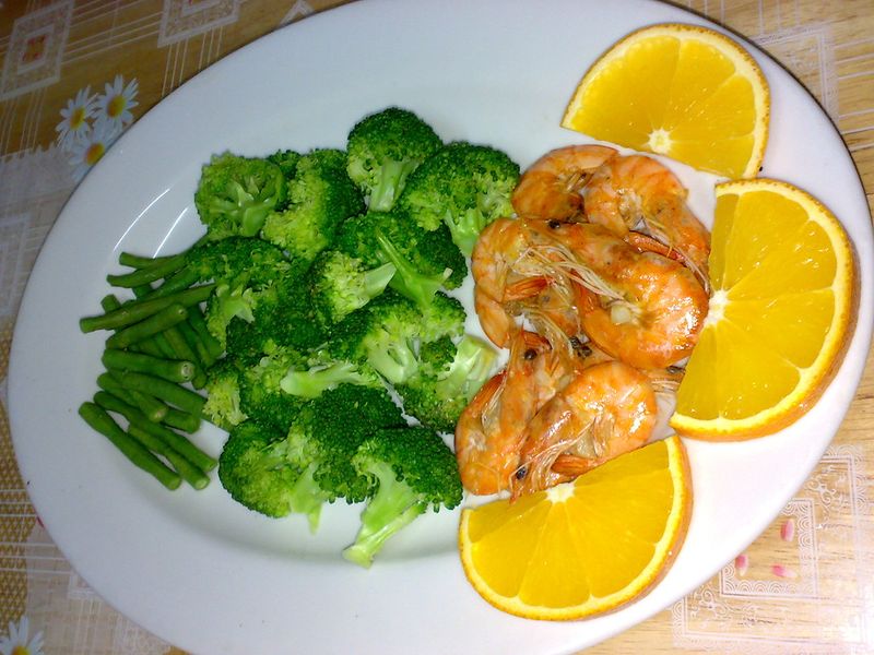 Garlic Butter Shrimp And Broccoli