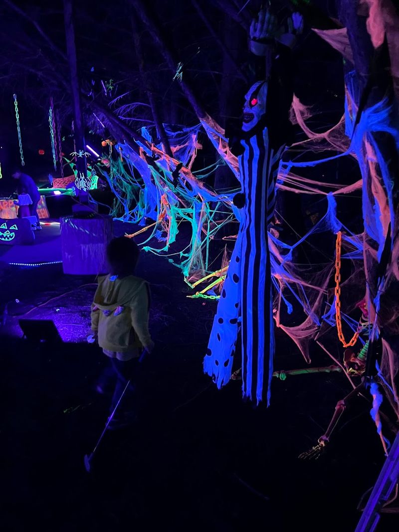 Ghostly Golf Halloween Event That Glows in the Dark